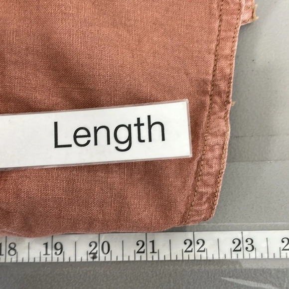 Free People Jacket Linen Orange Size X Small XS - Picture 13 of 16